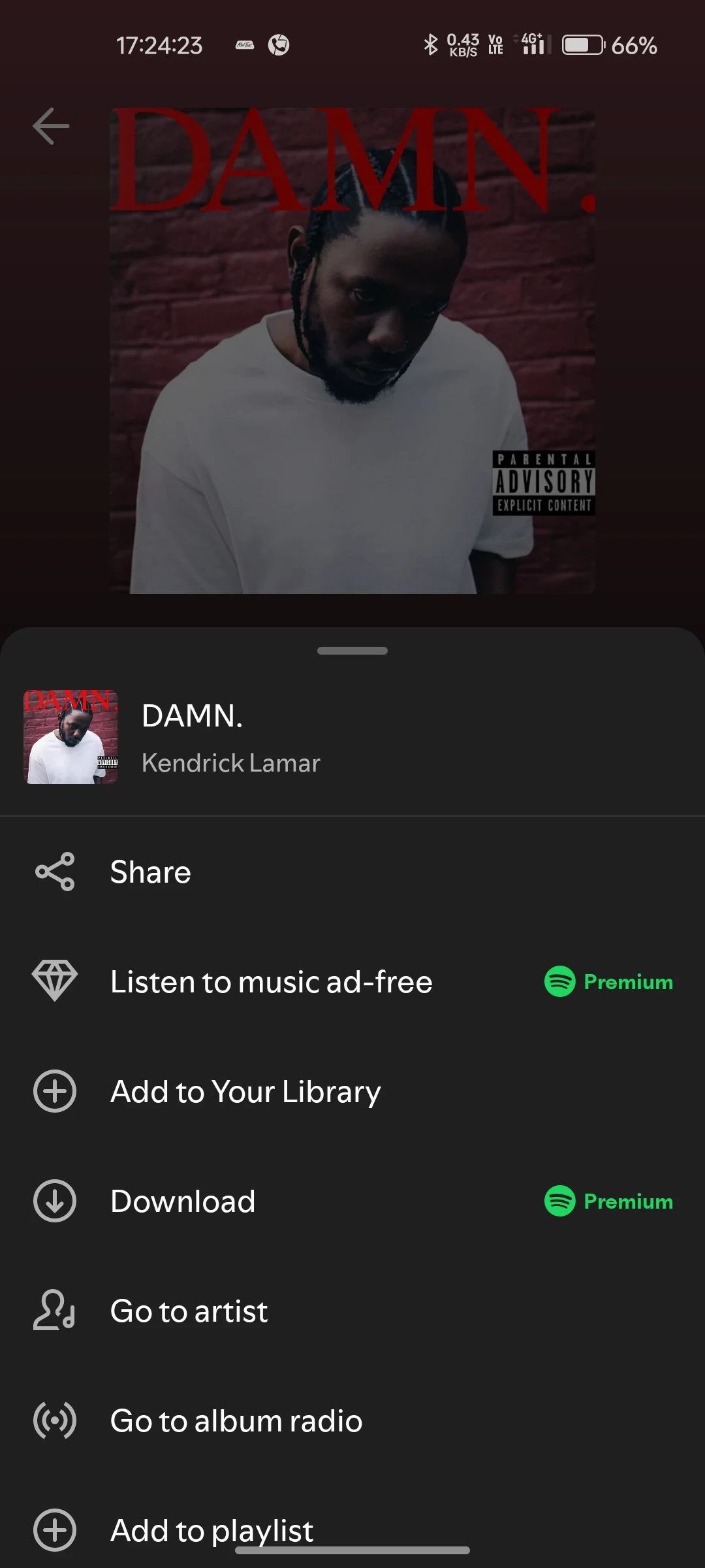 Choose Spotify Albums